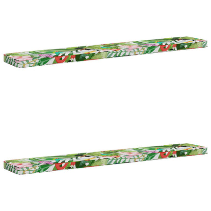2-delt bænkepude VUGHT 2 pcs 100% polyester Flerfarvet