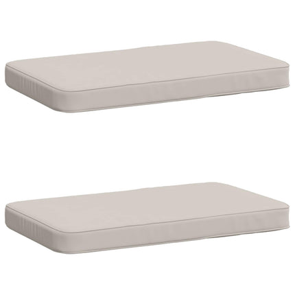 2-delt bænkepude VUGHT 2 pcs 100% polyester Hvid 60 x 40 x 5 cm