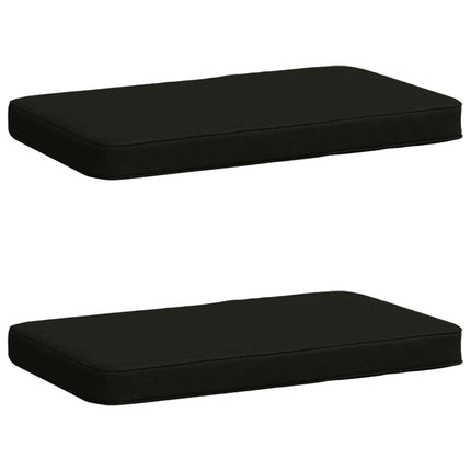 2-delt bænkepude VUGHT 2 pcs 100% polyester Sort 60 x 40 x 5 cm