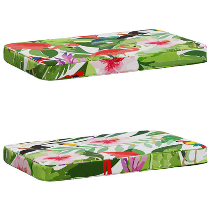 2-delt bænkepude VUGHT 2 pcs 100% polyester Flerfarvet