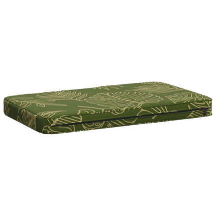 1-delt bænkepude VUGHT 100% polyester Bladdesign 60 x 40 x 5 cm