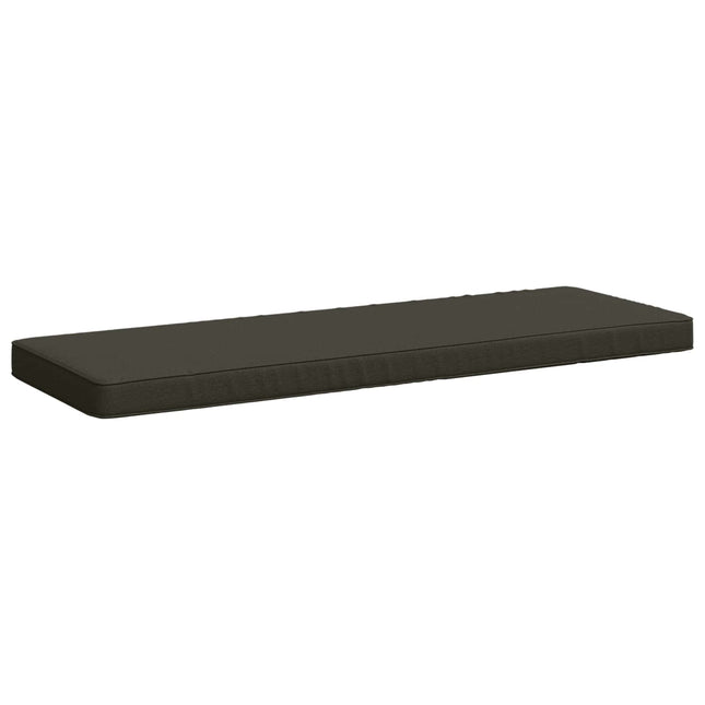 1-delt bænkepude VUGHT 100% polyester Antracit 100 x 40 x 5 cm