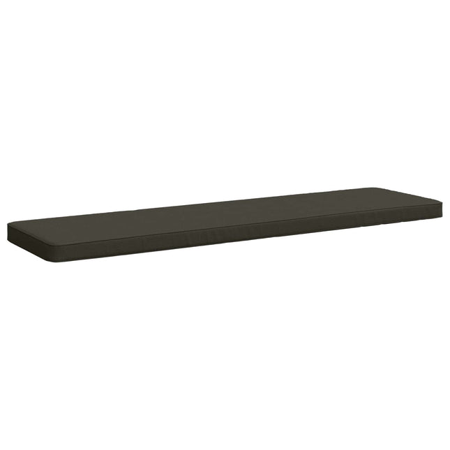 1-delt bænkepude VUGHT 100% polyester Antracit 140 x 40 x 5 cm