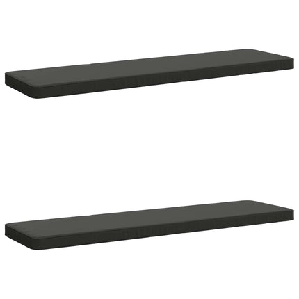 2-delt bænkepude VUGHT 2 stk. 100% polyester Antracit