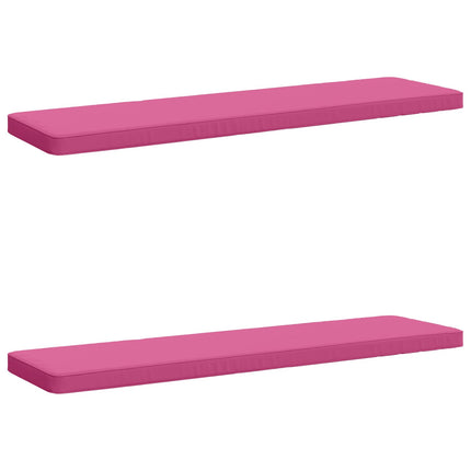 2-delt bænkepude VUGHT 2 stk. 100% polyester Lyserød
