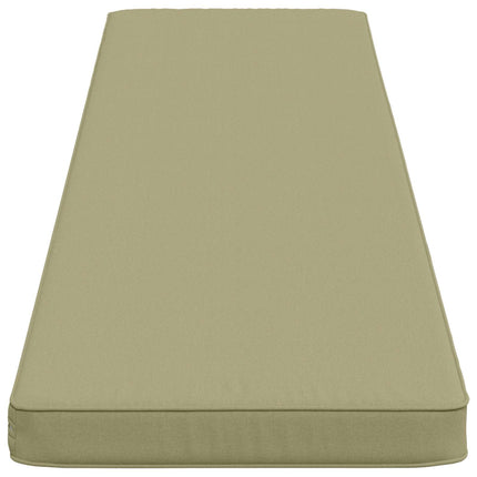 2-delt bænkepude VUGHT 2 stk. 100% polyester Lys grøn
