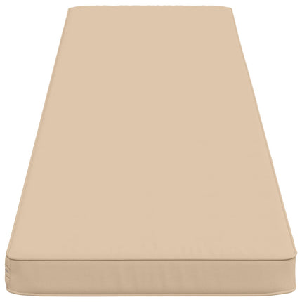 2-delt bænkepude VUGHT 2 stk. 100% polyester Cremefarvet