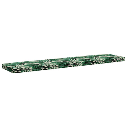 2-delt bænkepude VUGHT 2 stk. 100% polyester Bladmønster