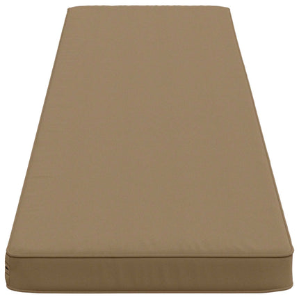 1-delt bænkepude VUGHT 100% polyester Gråbrun 200 x 40 x 5 cm