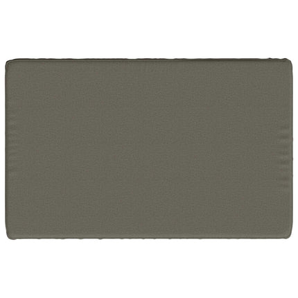 2-delt bænkepude VUGHT 2 stk. 100% polyester Grå 60 x 50 x 5 cm
