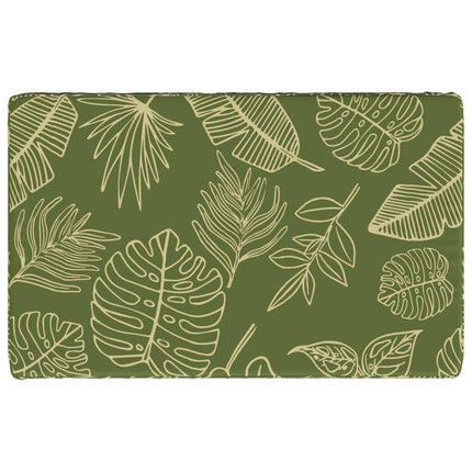 1-delt bænkepude VUGHT 100% polyester Bladdesign 60 x 50 x 5 cm
