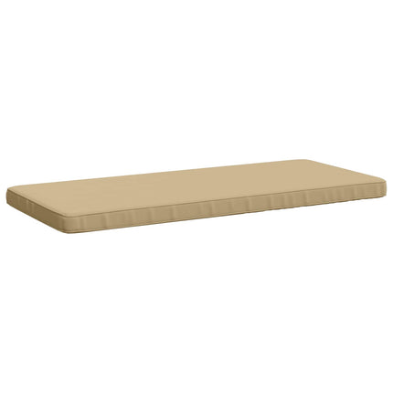 1-delt bænkepude VUGHT 100% polyester Beige 100 x 50 x 5 cm