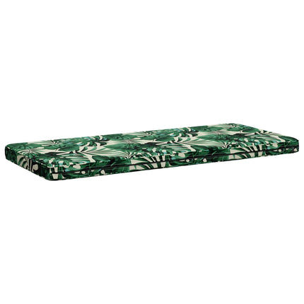 2-delt bænkepude VUGHT 2 stk. 100% polyester Bladmønster