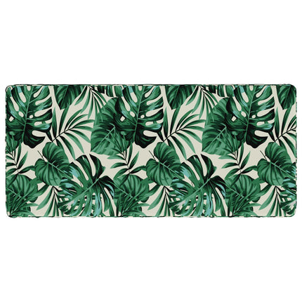 2-delt bænkepude VUGHT 2 stk. 100% polyester Bladmønster