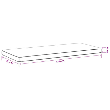 2-delt bænkepude VUGHT 2 stk. 100% polyester Sandfarvet