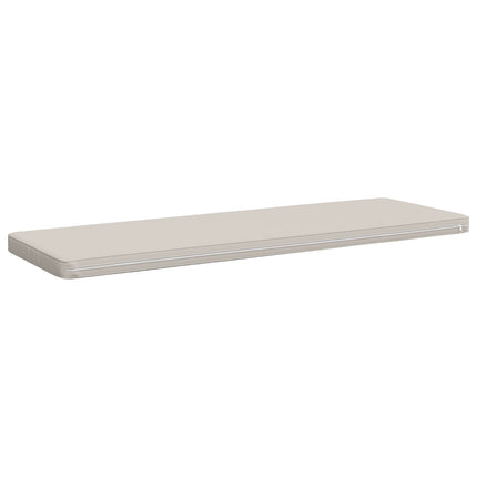 1-delt bænkepude VUGHT 100% polyester Hvid 140 x 50 x 5 cm