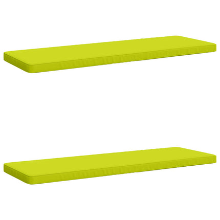 2-delt bænkepude VUGHT 2 stk. 100% polyester Lys grøn