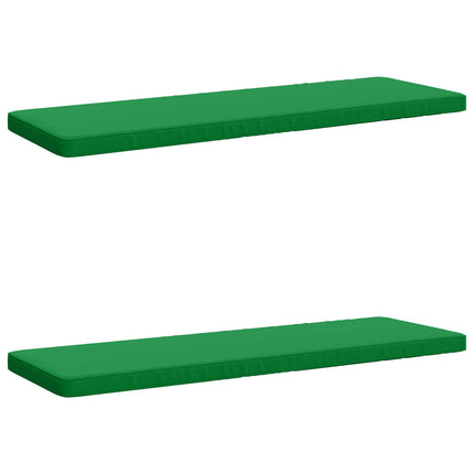 2-delt bænkepude VUGHT 2 stk. 100% polyester Grøn