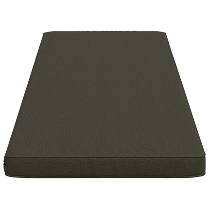 1-delt bænkepude VUGHT 100% polyester Antracit 160 x 50 x 5 cm