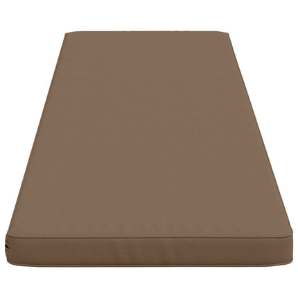 1-delt bænkepude VUGHT 100% polyester Gråbrun 170 x 50 x 5 cm