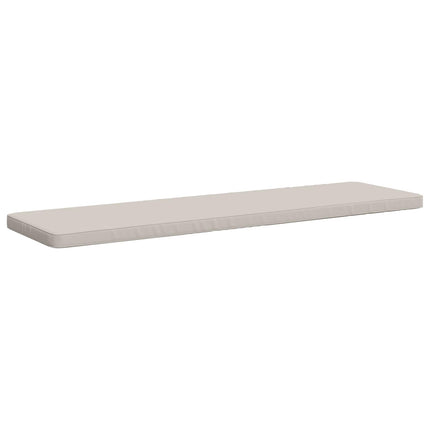 1-delt bænkepude VUGHT 100% polyester Hvid 170 x 50 x 5 cm