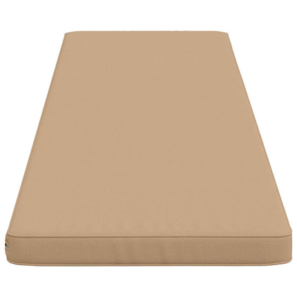2-delt bænkepude VUGHT 2 stk. 100% polyester Sandfarvet