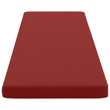 1-delt bænkepude VUGHT 100% polyester Vinrød 180 x 50 x 5 cm