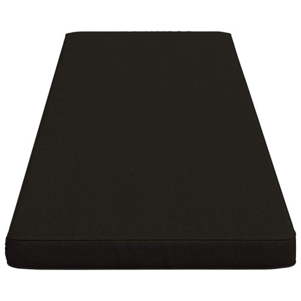 1-delt bænkepude VUGHT 100% polyester Sort 200 x 50 x 5 cm