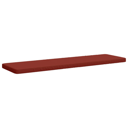 1-delt bænkepude VUGHT 100% polyester Rød 200 x 50 x 5 cm