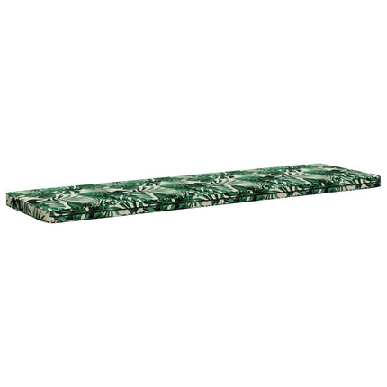 2-delt bænkepude VUGHT 2 stk. 100% polyester Bladmønster