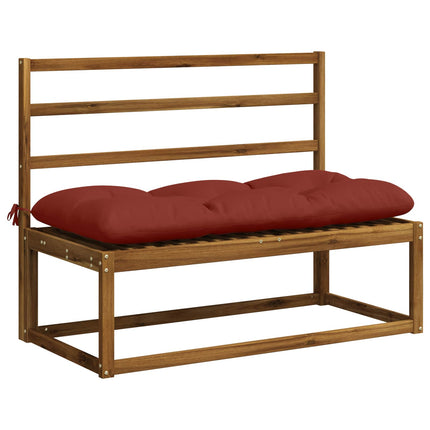 Bænkpude VIANEN 100% polyester Rød 100 x 50 x 12 cm