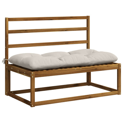 Bænkpude VIANEN 100% polyester Hvid 100 x 60 x 12 cm