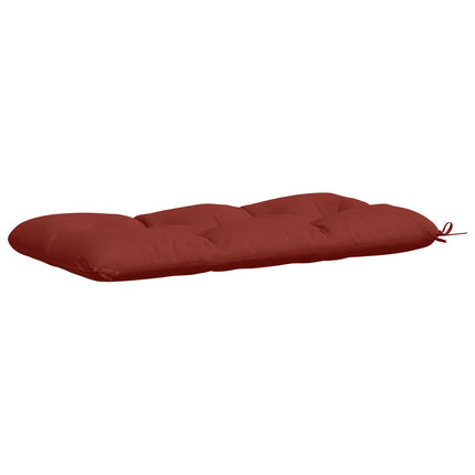 2-delt bænkepude VIANEN 100% polyester Rød 100 x 60 x 12 cm