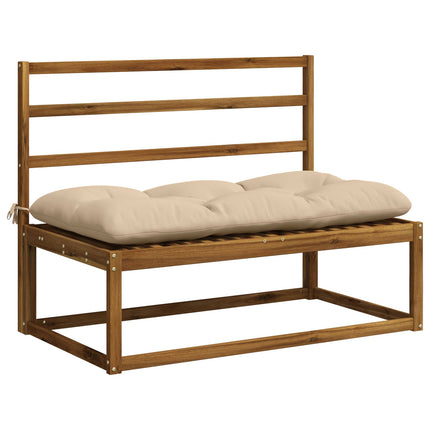 Bænkpude VIANEN 100% polyester Cremefarvet 100 x 60 x 12 cm