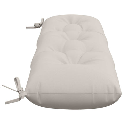 Bænkpude VIANEN 100% polyester Hvid 110 x 30 x 12 cm