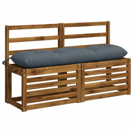 Bænkpude VIANEN 100% polyester Blå 110 x 30 x 12 cm