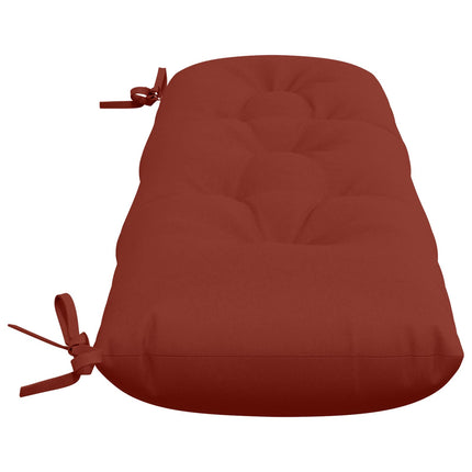 2-delt bænkepude VIANEN 100% polyester Rød 110 x 30 x 12 cm