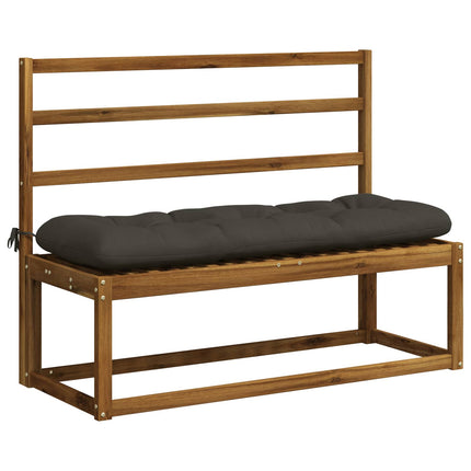 Bænkpude VIANEN 100% polyester Antracit 110 x 40 x 12 cm