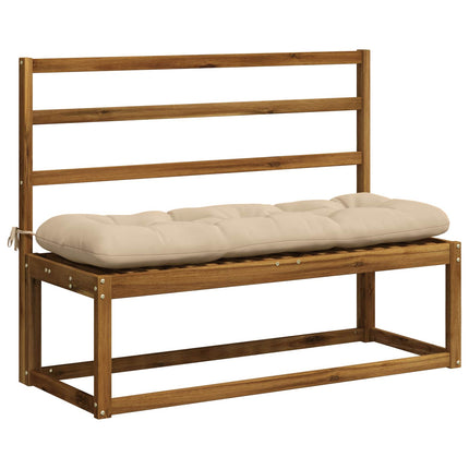Bænkpude VIANEN 100% polyester Cremefarvet 110 x 40 x 12 cm