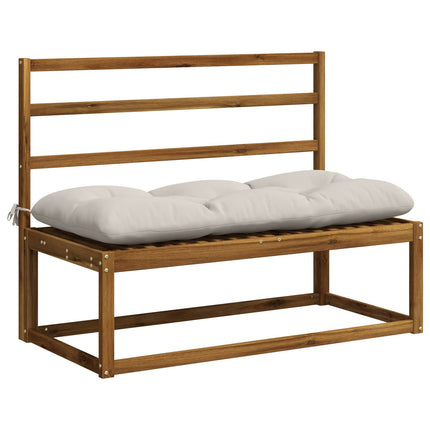 2-delt bænkepude VIANEN 100% polyester Hvid 110 x 50 x 12 cm