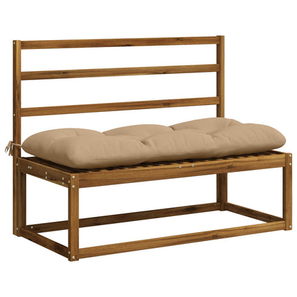 Bænkpude VIANEN 100% polyester Sandfarvet 110 x 50 x 12 cm
