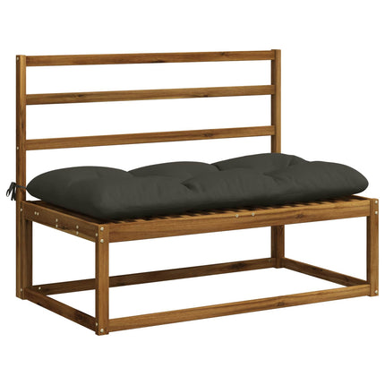 Bænkpude VIANEN 100% polyester Antracit 110 x 60 x 12 cm
