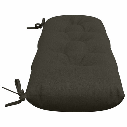 Bænkpude VIANEN 100% polyester Antracit 120 x 30 x 12 cm