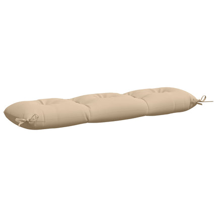 Bænkpude VIANEN 100% polyester Cremefarvet 120 x 30 x 12 cm