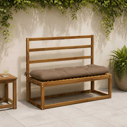 Bænkpude VIANEN 100% polyester Gråbrun 100 x 40 x 12 cm