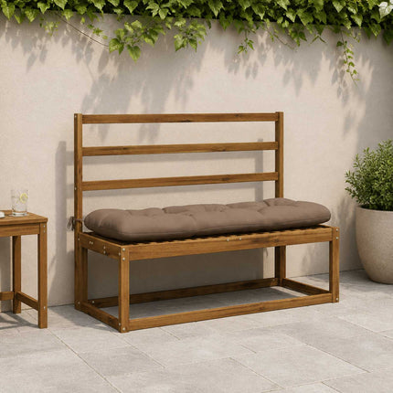 2-delt bænkepude VIANEN 100% polyester Gråbrun 100 x 40 x 12 cm