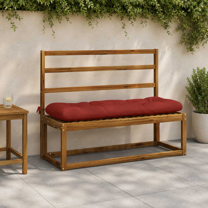 Bænkpude VIANEN 100% polyester Rød 130 x 40 x 12 cm