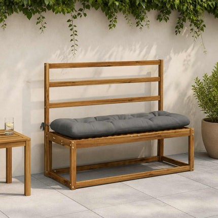 Bænkpude VIANEN 100% polyester Grå 100 x 40 x 12 cm