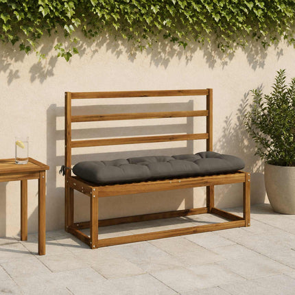 2-delt bænkepude VIANEN 100% polyester Grå 100 x 40 x 12 cm