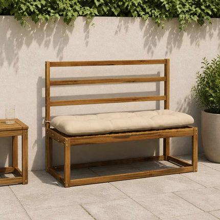 Bænkpude VIANEN 100% polyester Cremefarvet 110 x 40 x 12 cm
